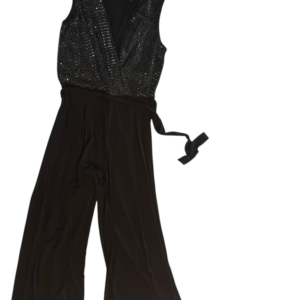Black Sequin Jumpsuit